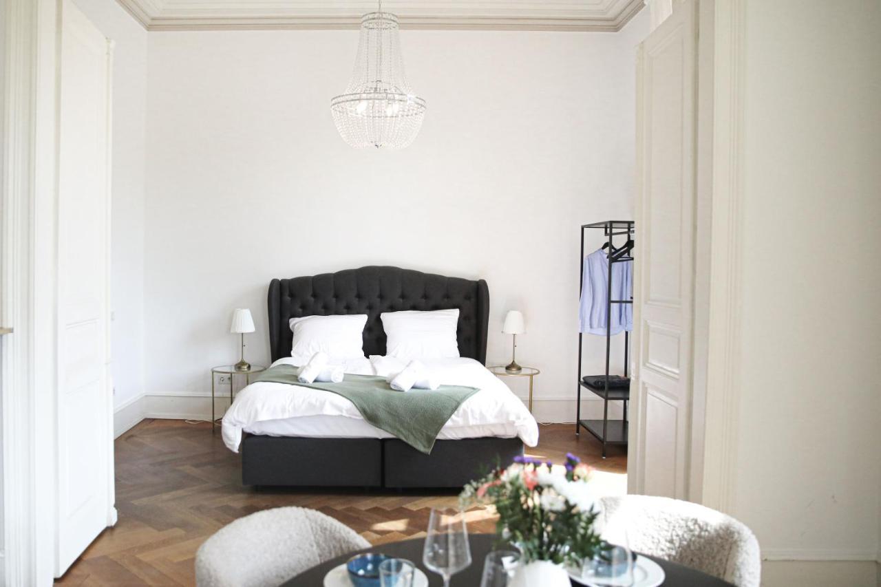 Palais Passy~Design Suite Mit Ausblick Im Zentrum ヴィースバーデン エクステリア 写真